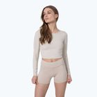 Top de yoga pentru femei 4F H4Z22-TSDL019 bej