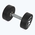 Gantera din fontă cauciucată XTREXO Pro 16 kg black