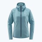 Bluză de trekking pentru femei Haglöfs Skuta Hood albastră 605072