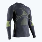 Bluză termică pentru bărbați X-Bionic Energy Accumulator 4.0 charcoal/yellow