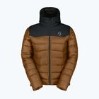 Geacă izolată pentru bărbați SCOTT Insuloft Warm black/bread brown