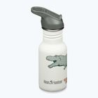 Sticlă turistică pentru copii Klean Kanteen Flip Seal Sport Cap Straw 355 ml dino skate
