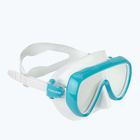 Masca de scufundare pentru femei Cressi Honey 420 UV white/aquamarine/blue/orange