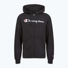 Bluză pentru bărbați Champion 22025 Sweatshirt Hoodie FZ black