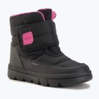 Ghete de zăpadă pentru copii Geox Willaboom ABX black / fuchsia