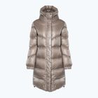 Geacă pentru femei Woolrich Aliquippa Long Puffer light taupe