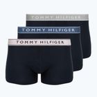 Boxeri Tommy Hilfiger Trunk WB 3 pairs purple pink/antique silverer/aegean sea
