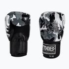 Top King Muay Thai Muay Thai Muay Thai Empower mănuși de box gri TKBGEM-03A-GY-10OZ