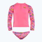 Longsleeve + chiloți de înot pentru copii Funkita Zippy Rashie & Brief learner lane