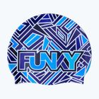 Cască de înot Funky Silicone blue bits