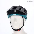 Cască de bicicletă UVEX React black/teal matt 10