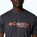 Columbia Titan Pass tricou de trekking pentru bărbați Tricou grafic 010 negru 1991471 4