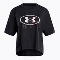 Tricou de antrenament pentru femei Under Armour Live Novelty negru 1369881-001