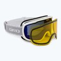 Ochelari de schi pentru femei Giro Moxie white & grey chute/ cobalt/ yellow