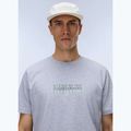Tricou pentru bărbați Napapijri S-Box Logo light grey melange 3