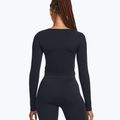 Under Armour Train Seamless negru/alb pentru femei cu mânecă lungă pentru antrenament 2
