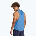 Tricou de antrenament bărbați Under Armour Project Rock LFG Graphic SL Hoodie blue 2