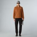 Bluză  pentru bărbați The North Face Glacier Fleece 1/4 Zip burnt umber 2