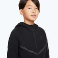 Bluză pentru copii Nike Sportswear Tech Fleece Full Zip black/black/black 4