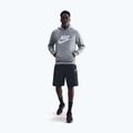 Bluză pentru bărbați Nike Club Pullover Hoodie dark grey heather/light smoke grey/white 2