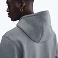 Bluză pentru bărbați Nike Club Pullover Hoodie dark grey heather/light smoke grey/white 5