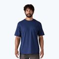 Tricou pentru bărbați Patagonia Boardshort Logo Pocket Responsibili clement blue