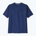 Tricou pentru bărbați Patagonia Boardshort Logo Pocket Responsibili clement blue 4