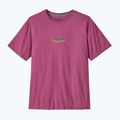 Tricou pentru bărbați Patagonia '95 Oval Logo faded magenta