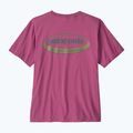 Tricou pentru bărbați Patagonia '95 Oval Logo faded magenta 2