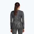 Longsleeve de trekking pentru femei Icebreaker Merino 260 Tech Vertex Crewe Delta Lines AOP black/snow/j 3