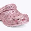 Șlapi pentru copii Crocs Classic Chunky Glitter 211940 pink milk 8