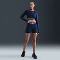 Top de antrenament longsleeve pentru femei Nike Pro 365 Dri-Fit midnight navy/white 4