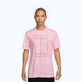 Tricou pentru bărbați Nike Court Heritage pink foam