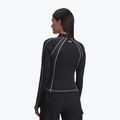 Longsleeve de antrenament pentru femei Under Armour ColdGear Textured 1/2 Zip black/white/metalic silver 3