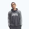 Hanorac pentru bărbați  Under Armour Rival Fleece Colorblock Hoodie castlerock/mod gray/white