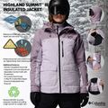 Geacă de schi pentru femei Columbia Highland Summit III Insulated lavender pearl/shale purple 14