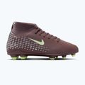 Încălțăminte de fotbal pentru copii Nike Mercurial Superfly 10 Club "Kylian Mbappé" Jr FG/MG plum eclipse/metallic silver