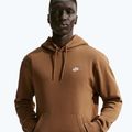 Bluză pentru bărbați Nike Club Pullover Hoodie ale brown/ale brown/white 4