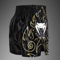 Pantaloni scurți de antrenament pentru bărbați Venum VTC Flames Muay Thai black/gold 4