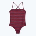 Lacoste costum de baie o piesă pentru femei MF7264 penumbra / alizarin / roșu