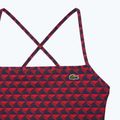 Lacoste costum de baie o piesă pentru femei MF7264 penumbra / alizarin / roșu 2