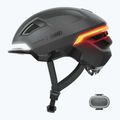 Cască de ciclism cu semnalizatoare ABUS Hyp-E volcano titan 3