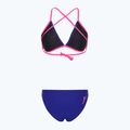 Costum de baie din două piese aquafeel Sun Bikini blue pink flames 2