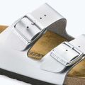 Papuci pentru femei BIRKENSTOCK Arizona BF Narrow silver 9