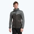 Hanorac bărbătesc Salewa Puez Melange PL FZ Pulover cu glugă gri 00-0000027386