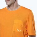 Tricou de trekking pentru bărbați  Salewa Agner Hemp/Dst turmeric 4