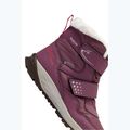 Încălțăminte pentru copii Jack Wolfskin Polar Bear-B Texapore Mid Vc raisin 8