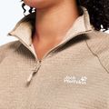 Bluză fleece pentru femei Jack Wolfskin Anytrail Full Zip oat 4