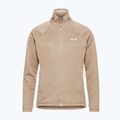 Bluză fleece pentru femei Jack Wolfskin Anytrail Full Zip oat 7