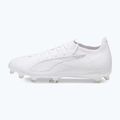 PUMA Ultra 5 Pro FG/AG ghete de fotbal puma alb/puma alb 9